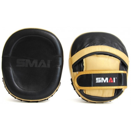 SMAI Mexican Focus Mitts black / gold Handpratzen