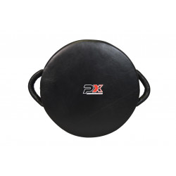 PX Round Coaching Punch Shield, Leder, schwarz