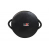 PX Round Coaching Punch Shield, Leder, schwarz