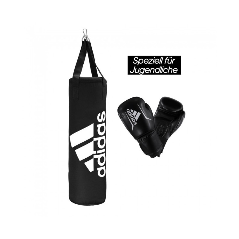 adidas Youth Boxing Set black/white für Jugendliche 10 - 16 Jahre