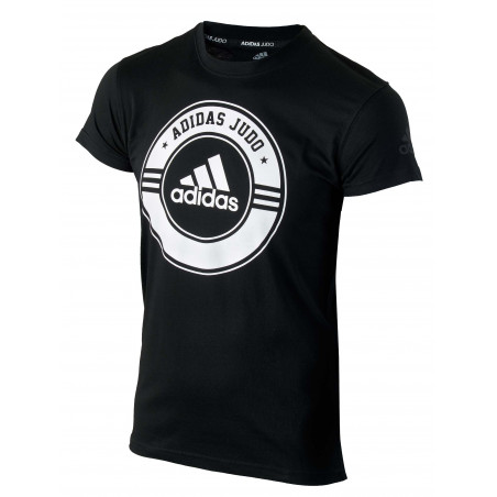 ADIDAS T-Shirt Combat Sport Judo schwarz-weiß & Grau weiß  S M L XL